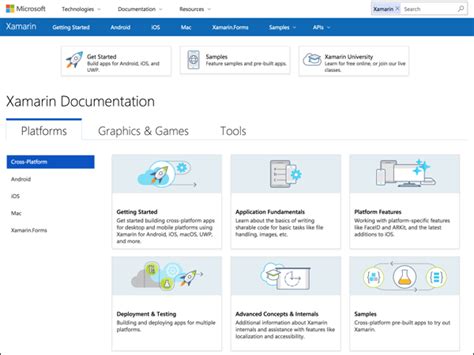 xamarin documentation|MicrosoftDocs/xamarin.